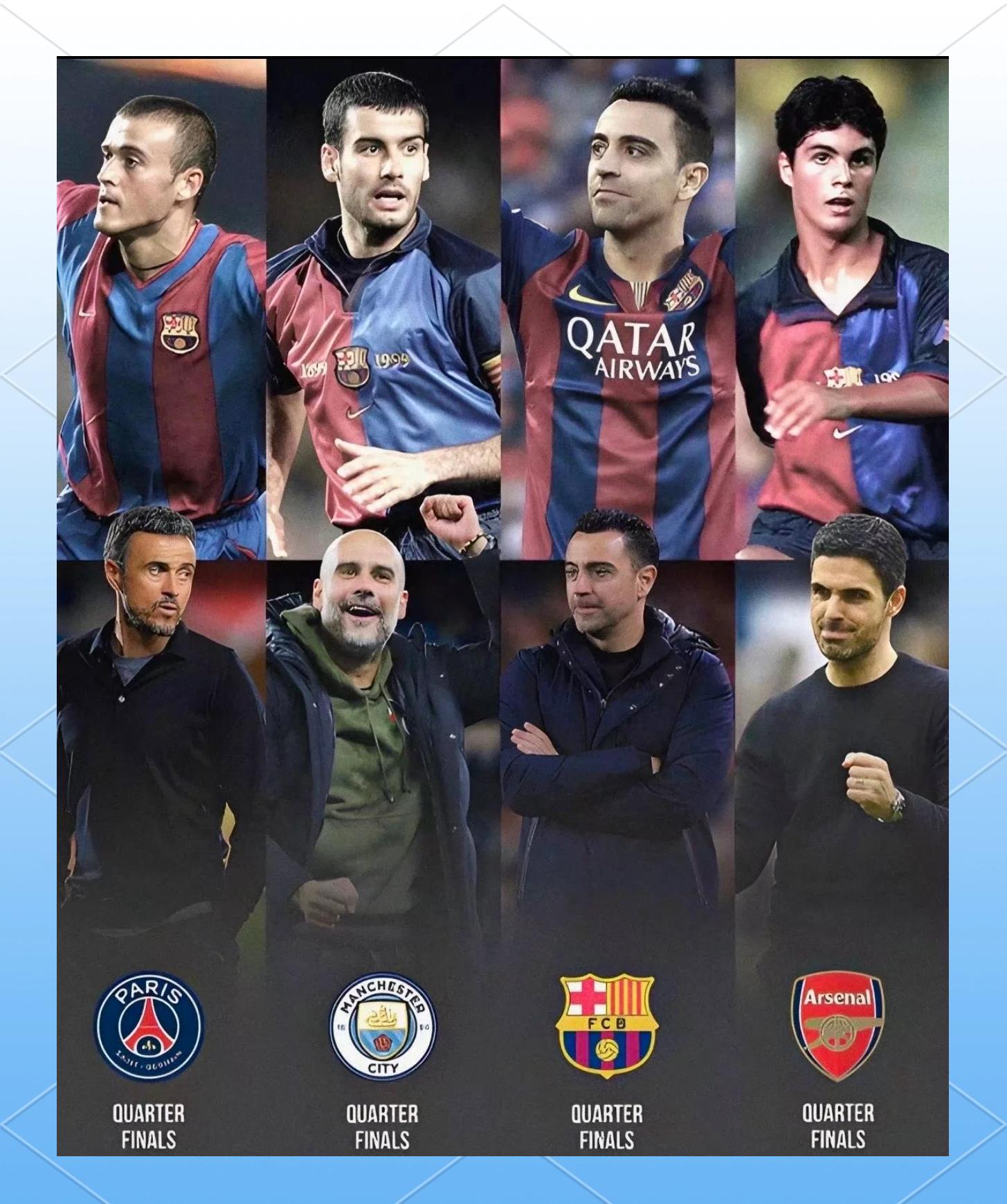 包含巴萨封王路添障，遭淘汰出局欧冠的词条